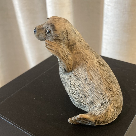 Vintage Cast Resin Seal Figurine - Picture 4 of 5